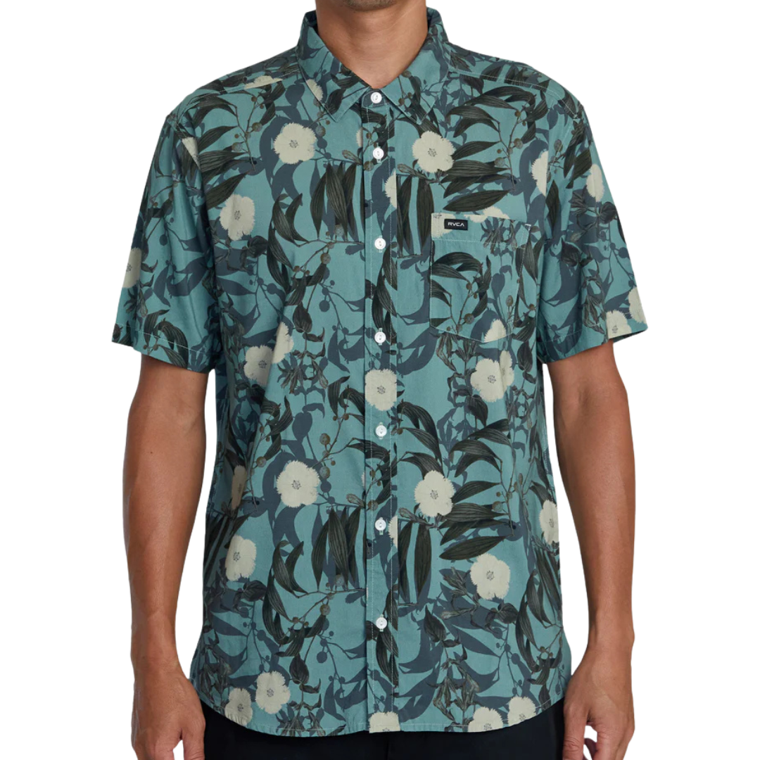 RVCA BOTANICAL SHORT SLEEVE WOVEN SHIRT