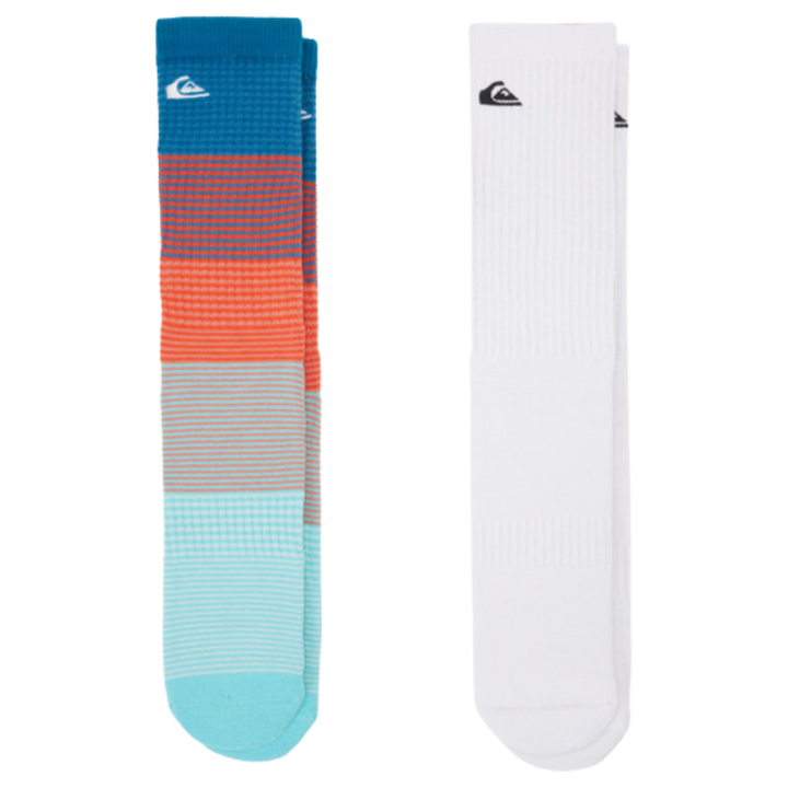 QUIKSILVER CREW SOCKS 2 PACK