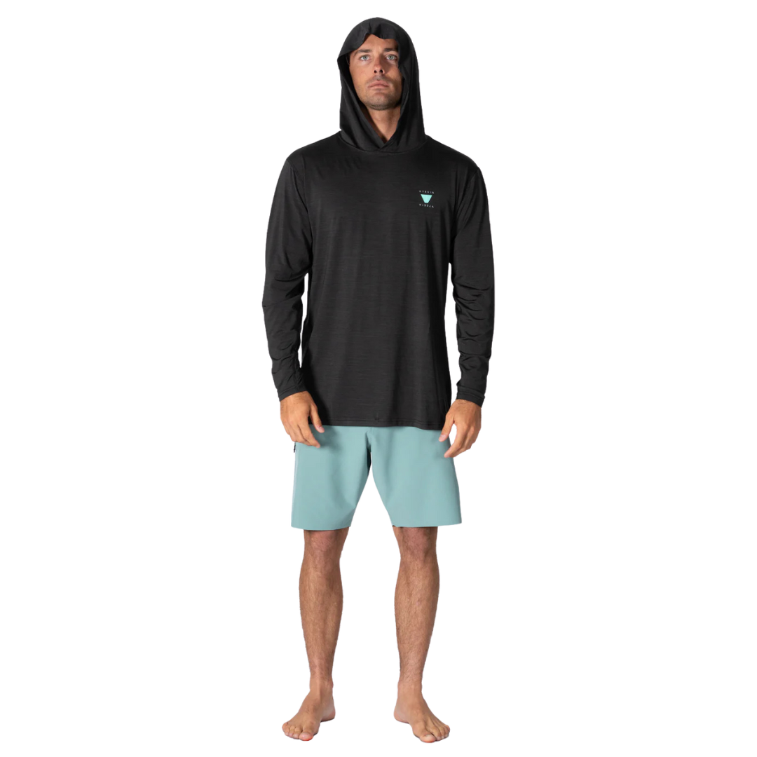 VISSLA TWISTED ECO HOODED RASHGUARD - SUN SHIRT