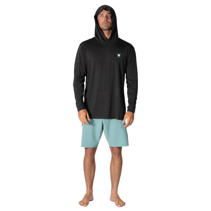 VISSLA TWISTED ECO HOODED RASHGUARD - SUN SHIRT