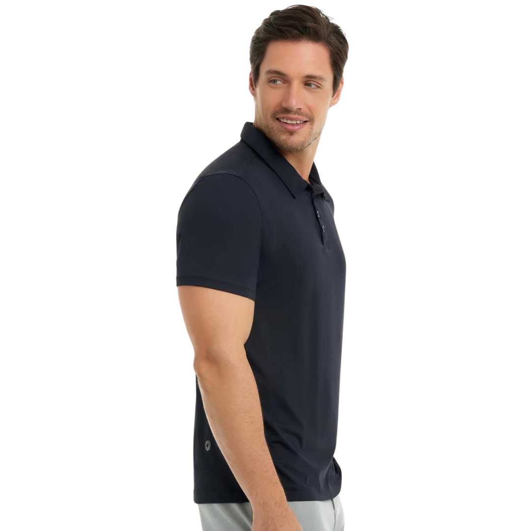 BLOQUV MEN'S SHORT SLEEVE POLO