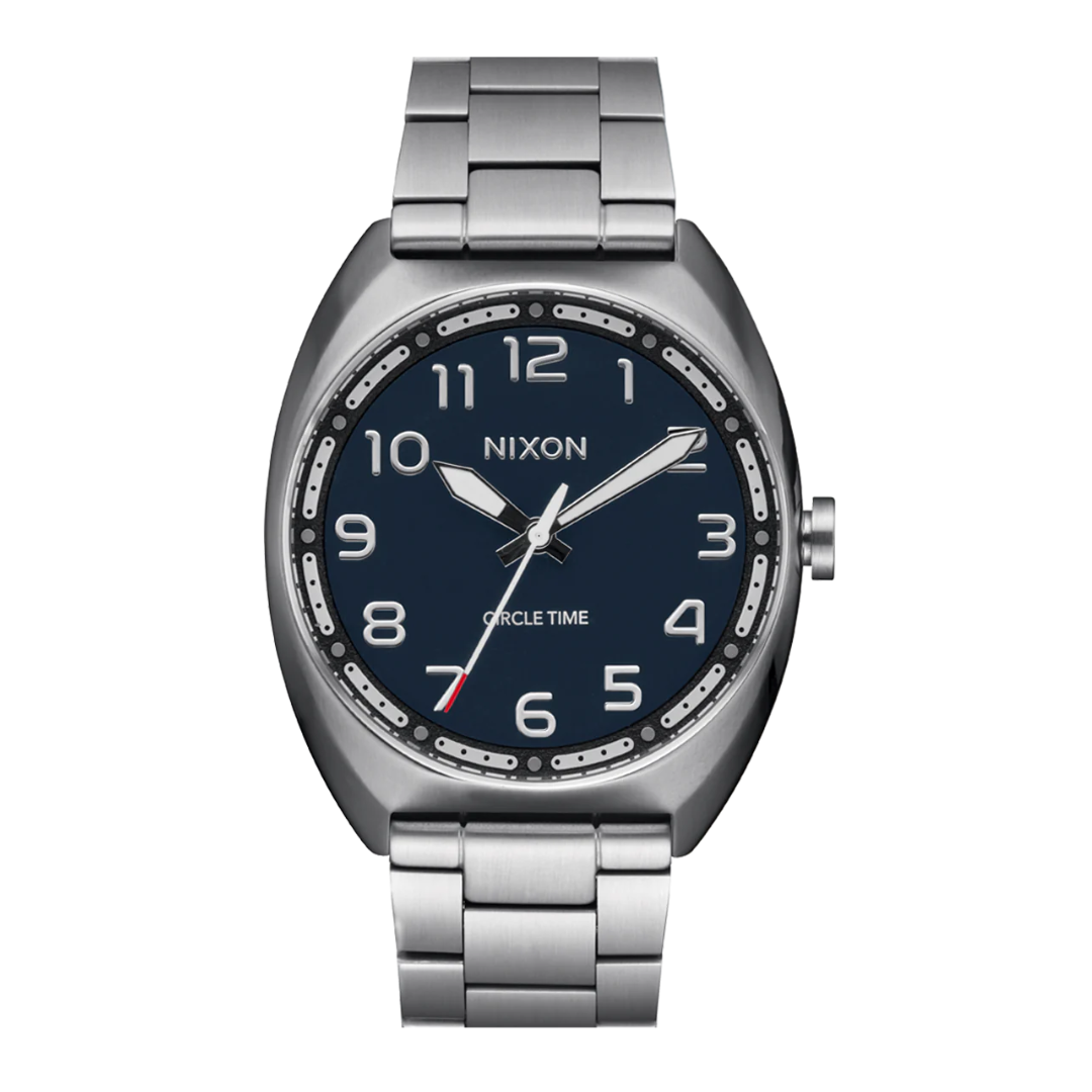 NIXON MULLET STAINLESS STEEL - SILVER/TEAL