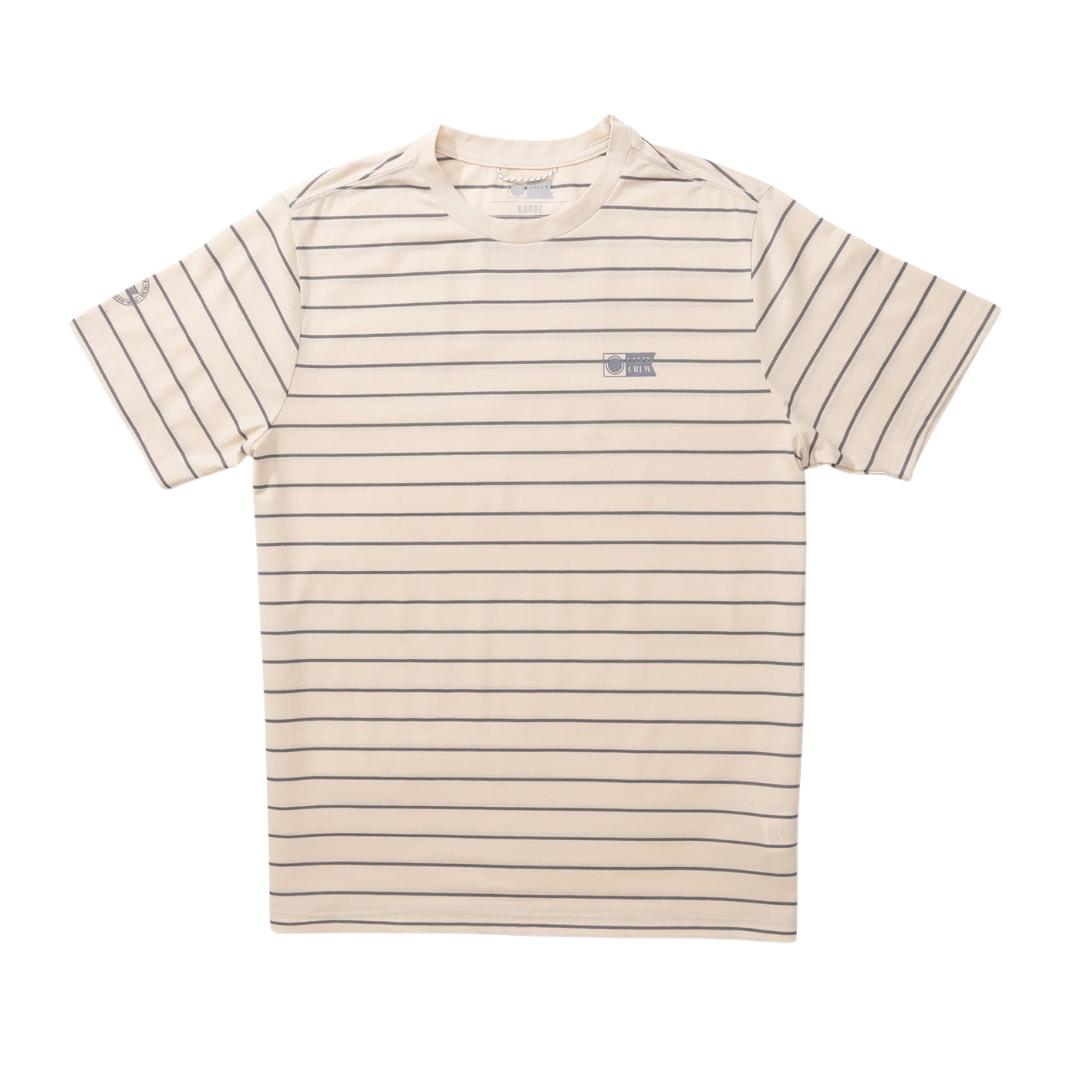 SALTY CREW ALPHA CROSSOVER SS SHIRT - OYSTER