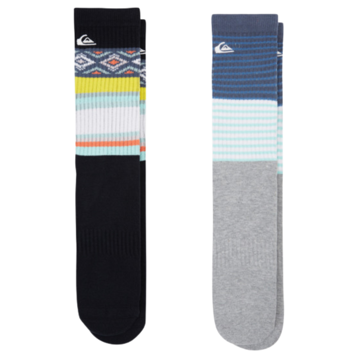 QUIKSILVER CREW SOCKS 2 PACK