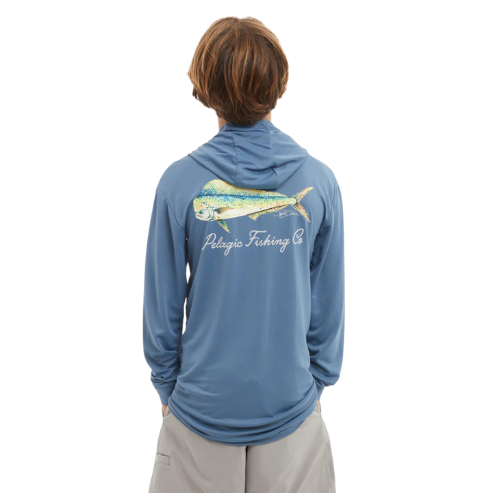 PELAGIC AQUATEK HOODED YOUTH - GOIONE MAHI PETROL
