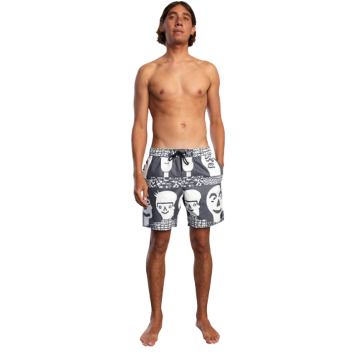 RVCA LEINES FACE ELASTIC SHORT