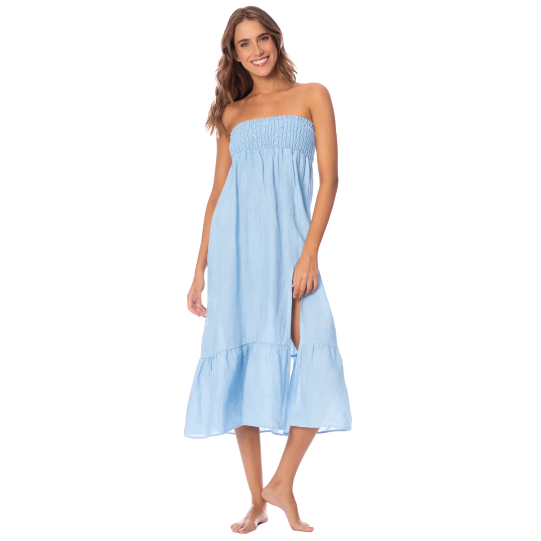 MAAJI STONE BLUE AUBREY LONG SKIRT
