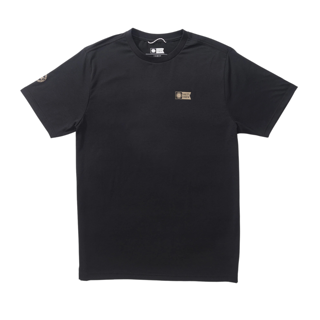 SALTY CREW ALPHA CROSSOVER SS SHIRT - BLACK