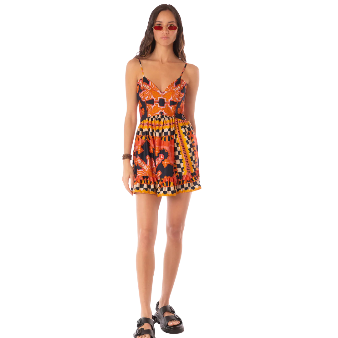 MAAJI RACING PALMS AMARINA DRESS