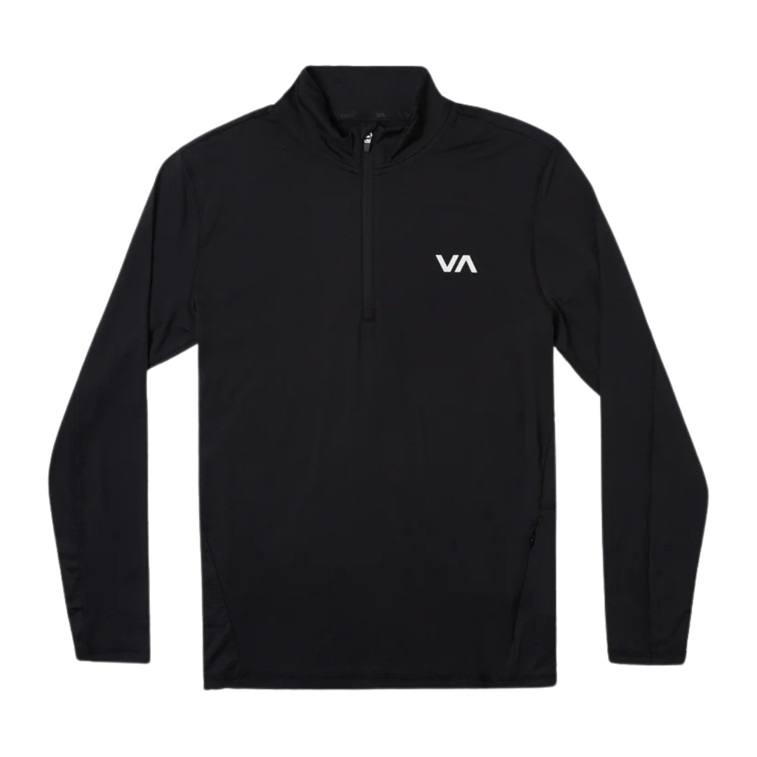 RVCA SPORT VENT LS HALF ZIP