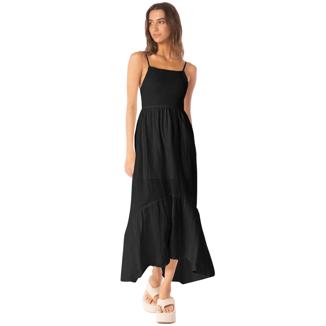 MAAJI JADE BLACK ISADORA LONG DRESS