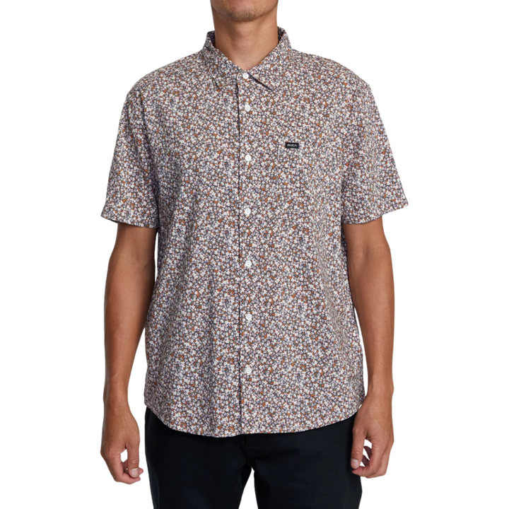 RVCA MICRO GARDEN SHORT SLEEVE WOVEN SHIRT