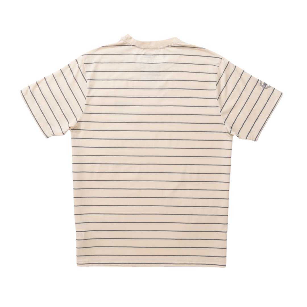 SALTY CREW ALPHA CROSSOVER SS SHIRT - OYSTER