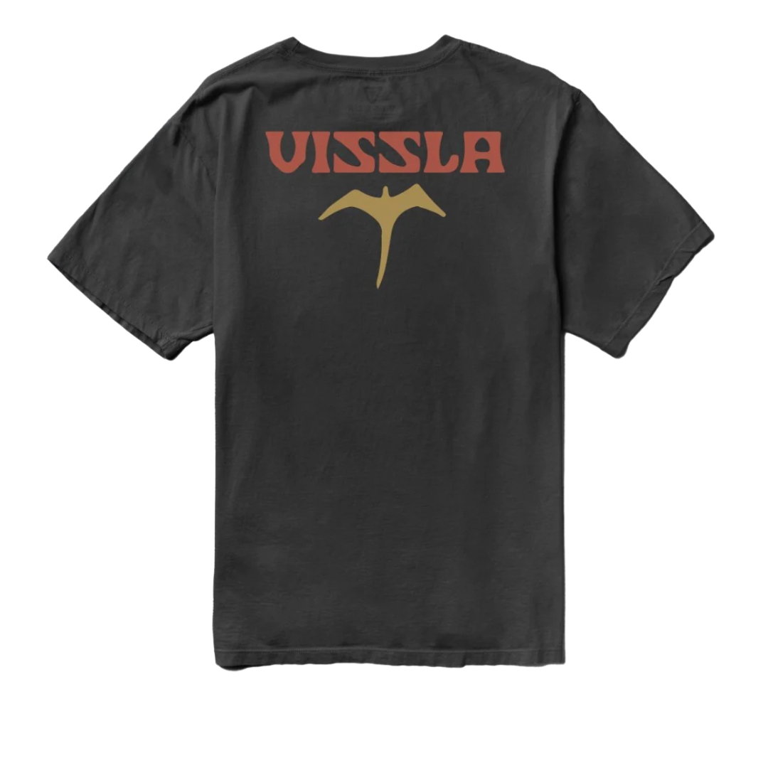 VISSLA MIYASHIRO I’IWI BIRD ORGANIC TEE- PHANTOM