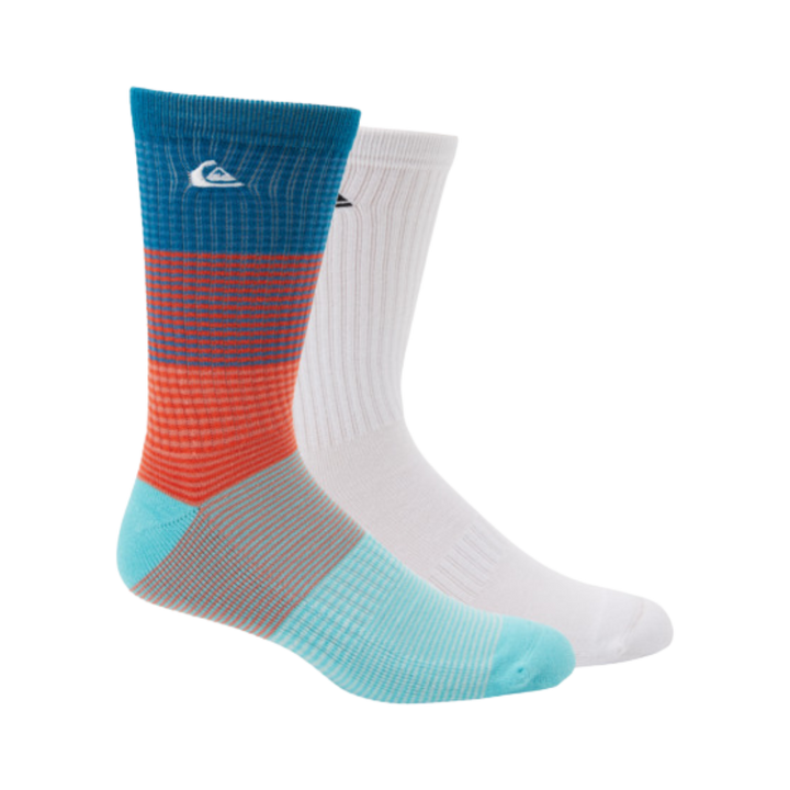 QUIKSILVER CREW SOCKS 2 PACK