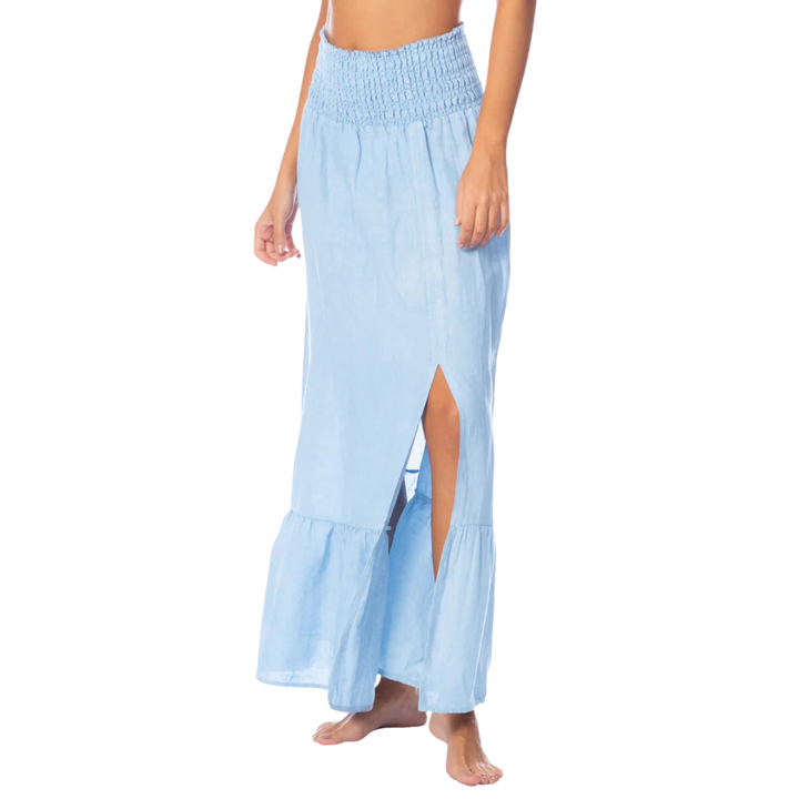 MAAJI STONE BLUE AUBREY LONG SKIRT