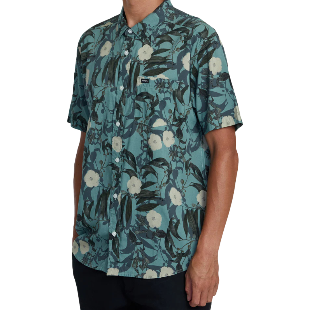 RVCA BOTANICAL SHORT SLEEVE WOVEN SHIRT