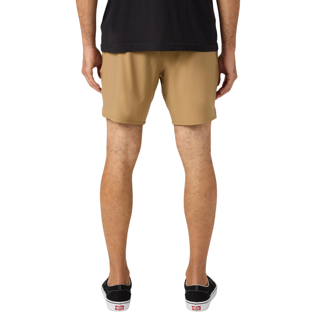 O'NEILL PERFORM LIGHT LINED ELASTIC WAIST 17" SHORT
