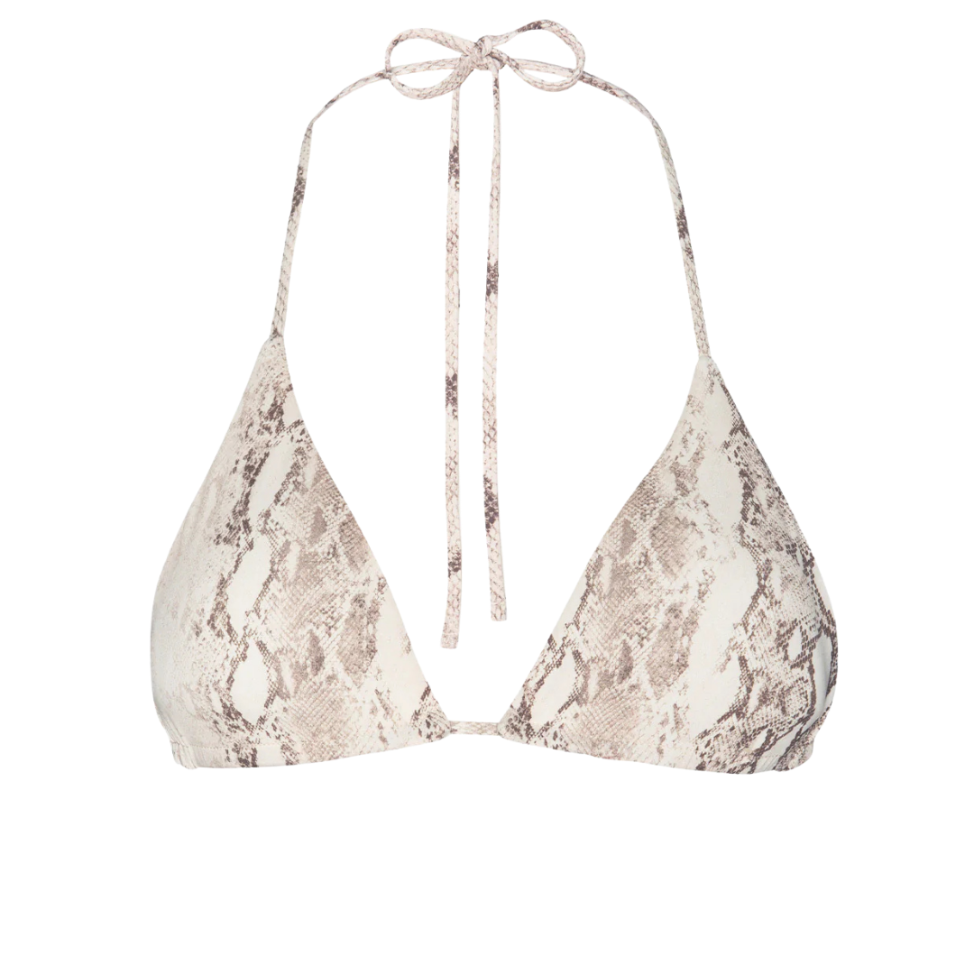 PQ SWIM PYTHON TRIANGLE BIKINI