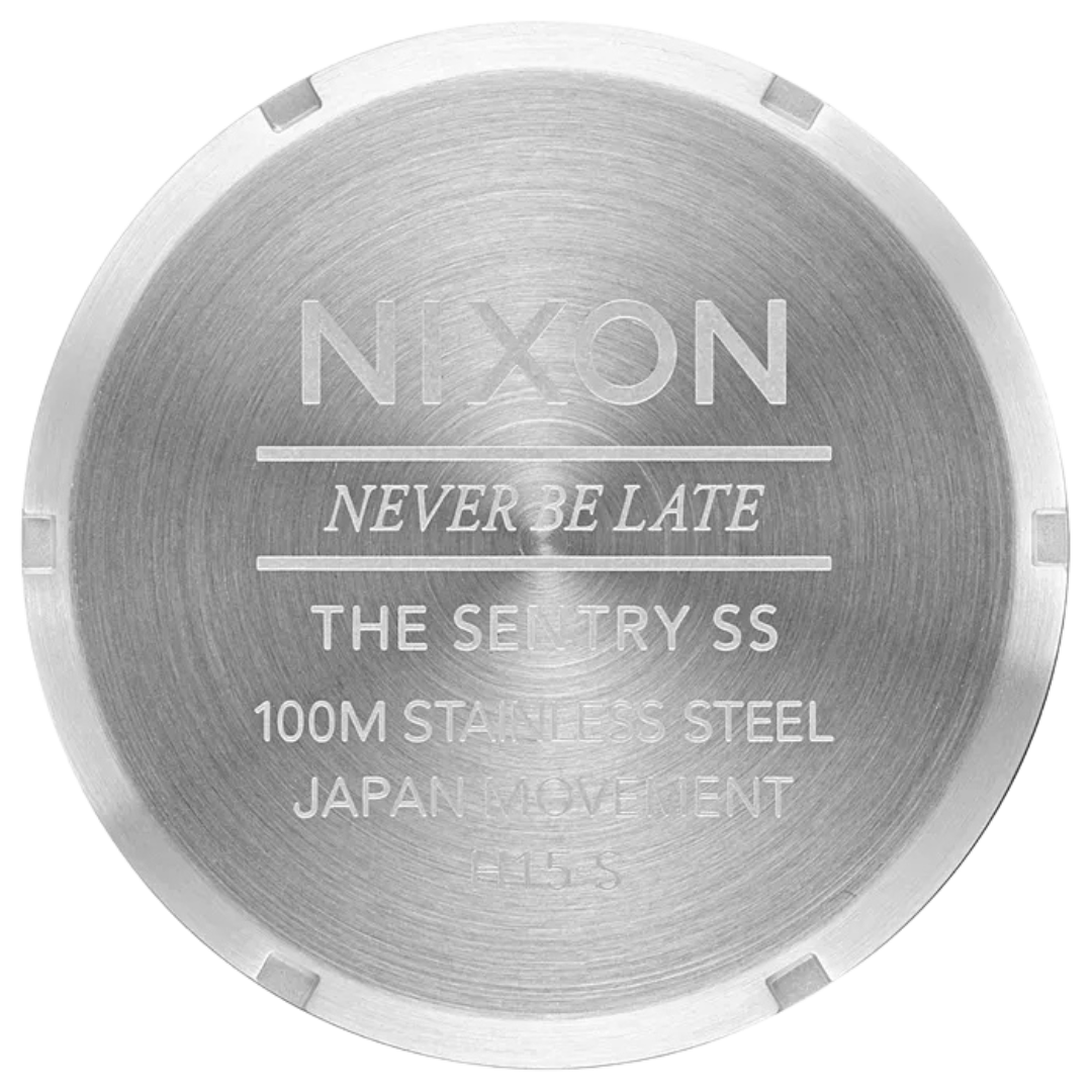 NIXON SENTRY STAINLESS STEEL WATCH
