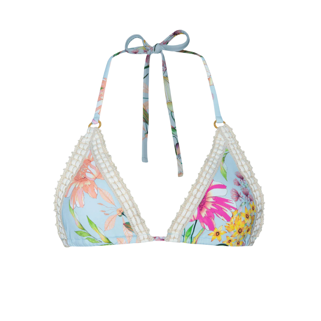 PQ SWIM CROCHET TRIANGLE BIKINI