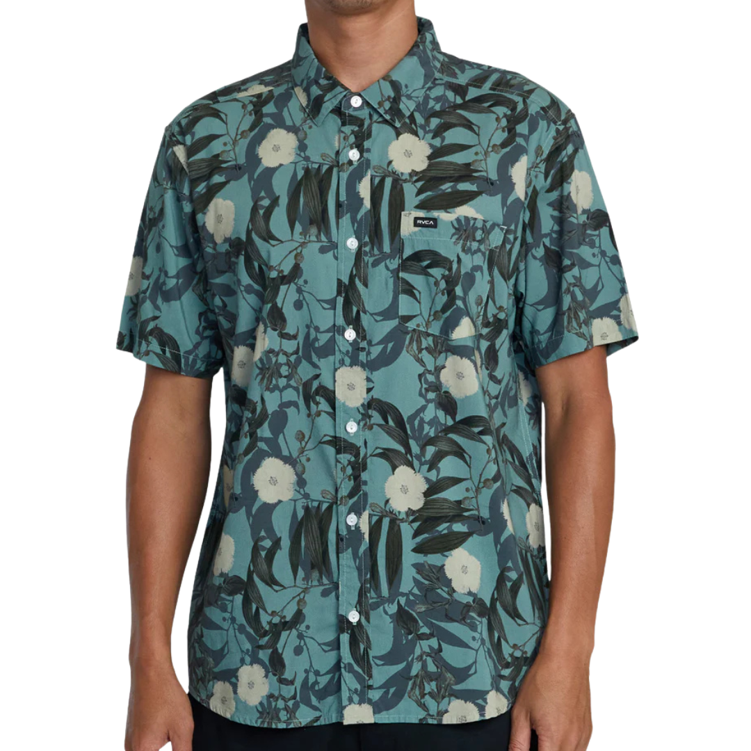 RVCA BOTANICAL SHORT SLEEVE WOVEN SHIRT