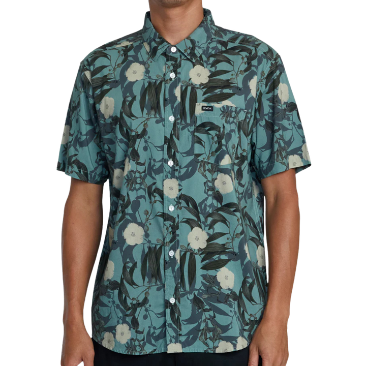 RVCA BOTANICAL SHORT SLEEVE WOVEN SHIRT