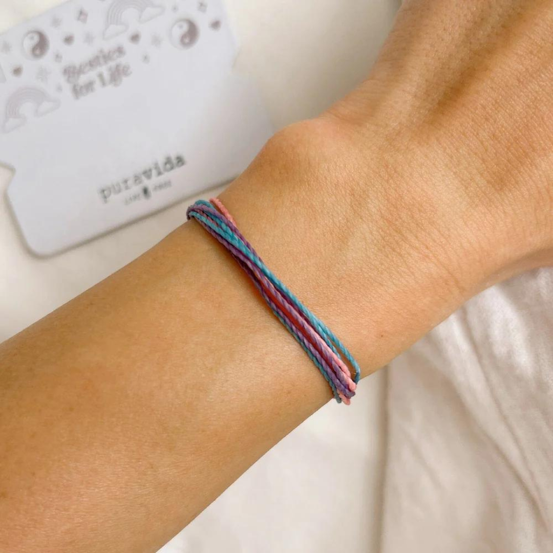 PURA VIDA BESTIES FOR LIFE BRACELET CARD