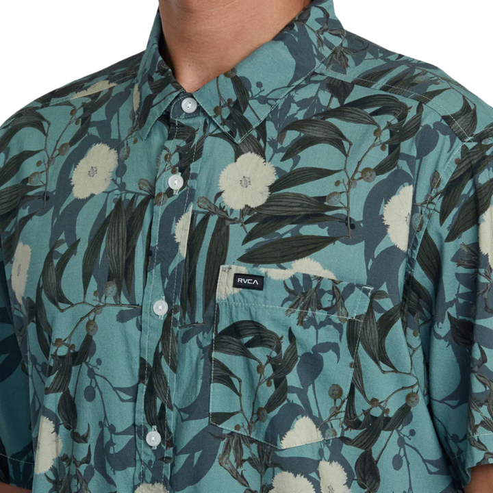 RVCA BOTANICAL SHORT SLEEVE WOVEN SHIRT