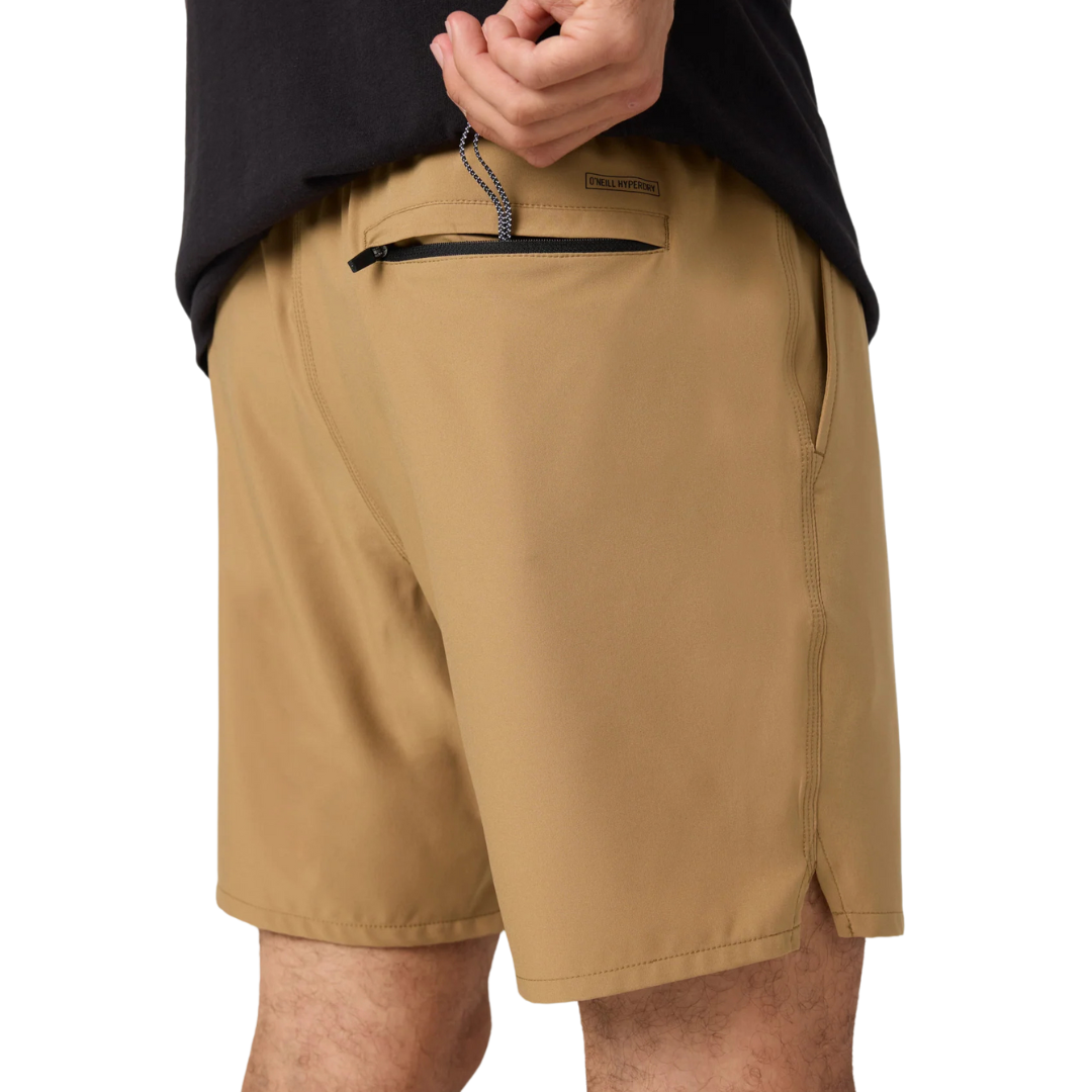 O'NEILL PERFORM LIGHT LINED ELASTIC WAIST 17" SHORT
