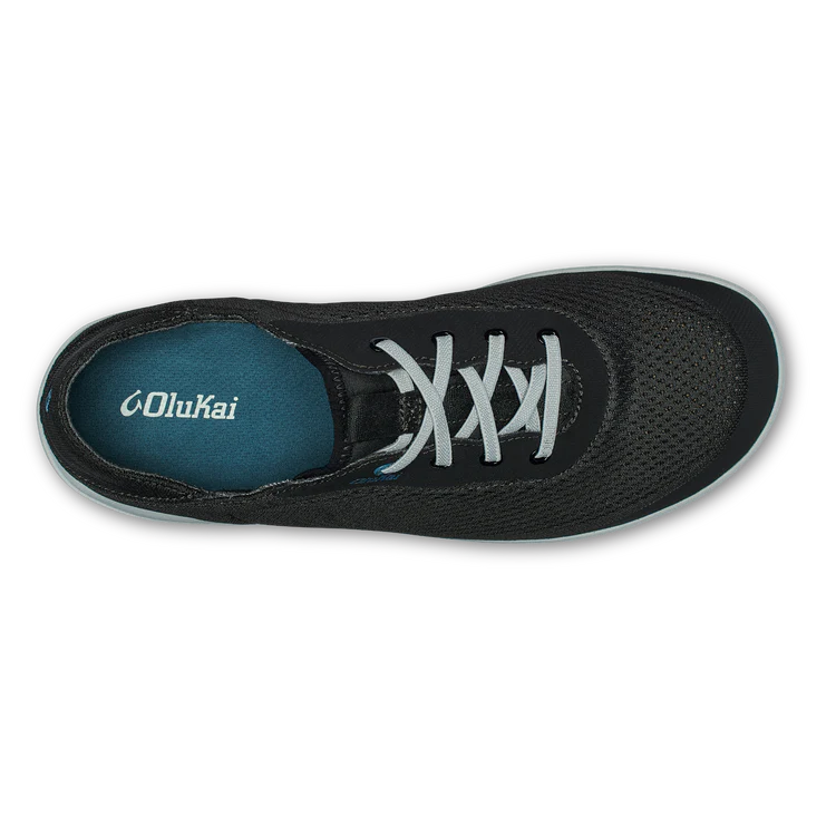 OLUKAI MOKU PAE - BLACK/BLUE CORAL