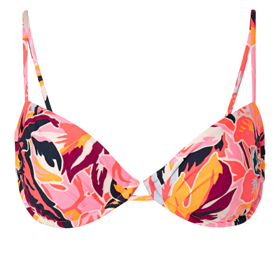 MAAJI CORAL LEAFY UNDERWIRE BIKINI
