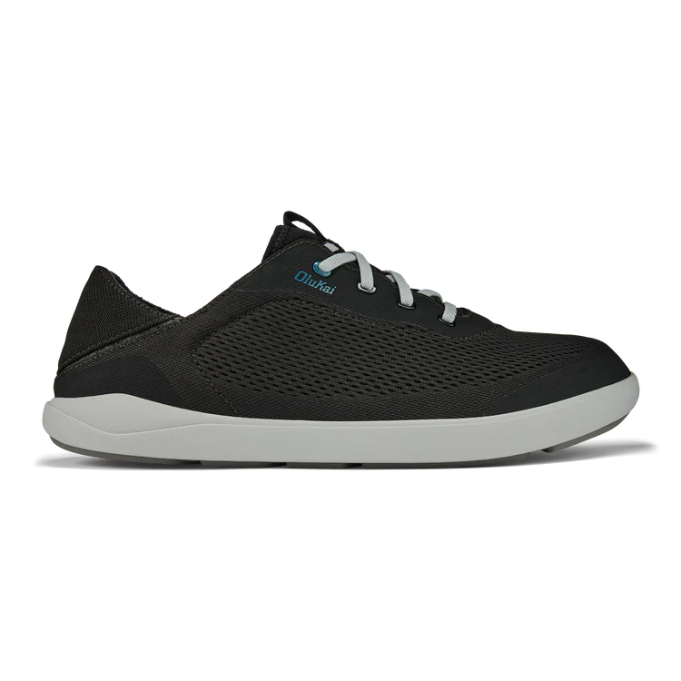 OLUKAI MOKU PAE - BLACK/BLUE CORAL