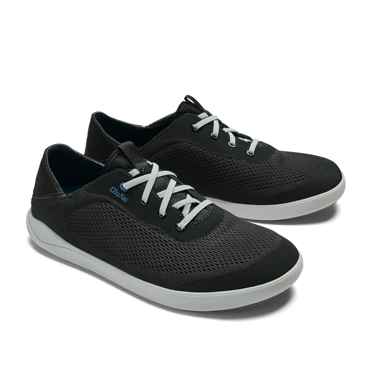OLUKAI MOKU PAE - BLACK/BLUE CORAL