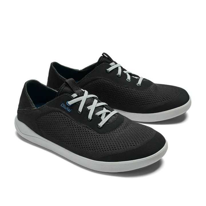 OLUKAI MOKU PAE - BLACK/BLUE CORAL
