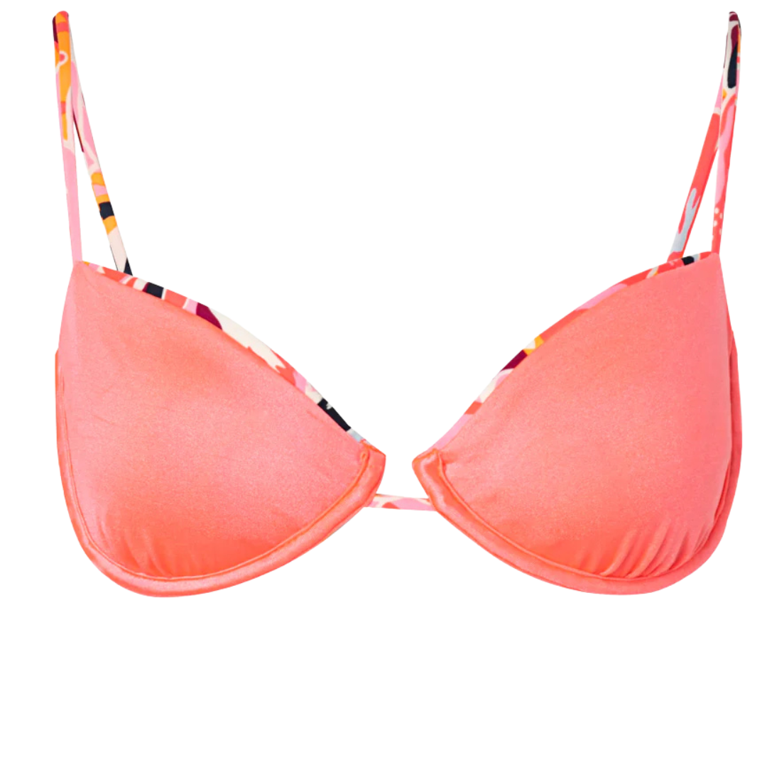 MAAJI CORAL LEAFY UNDERWIRE BIKINI