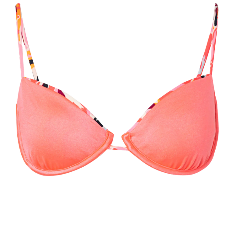 MAAJI CORAL LEAFY UNDERWIRE BIKINI