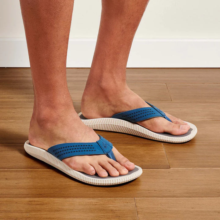 OLUKAI ULELE - SLATE BLUE / CHARCOAL