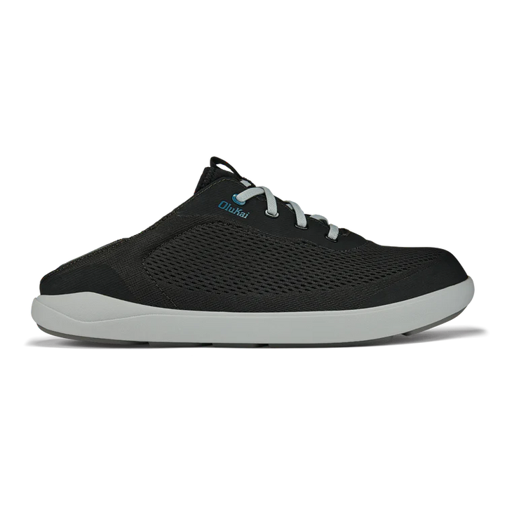 OLUKAI MOKU PAE - BLACK/BLUE CORAL