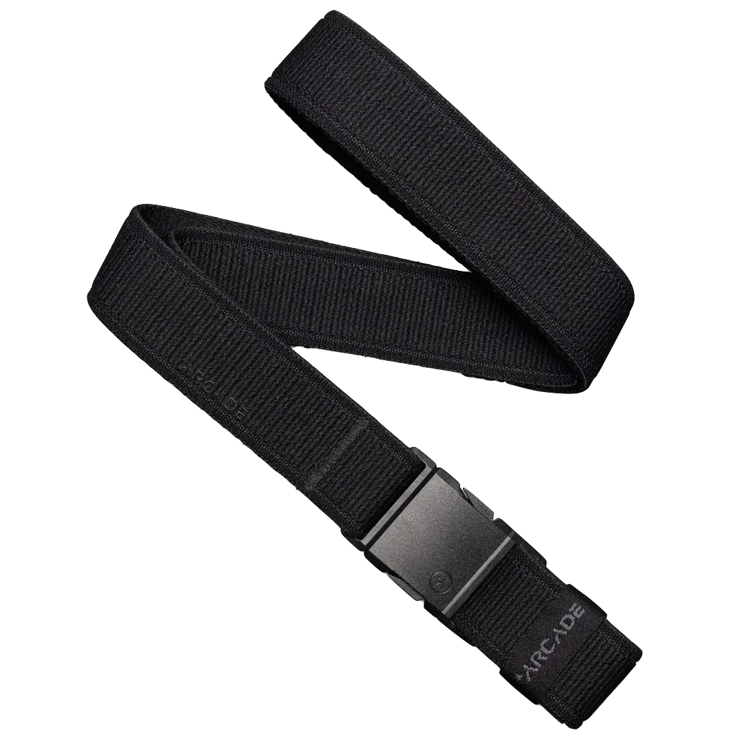 ARCADE ATLAS RANGER YOUTH SLIM STRETCH BELT BLACK