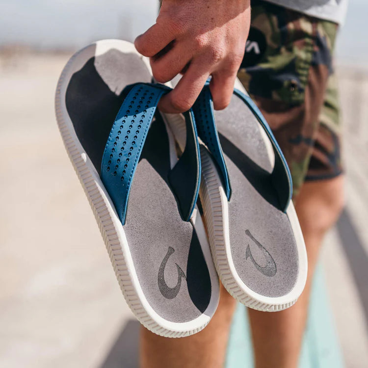 OLUKAI ULELE - SLATE BLUE / CHARCOAL