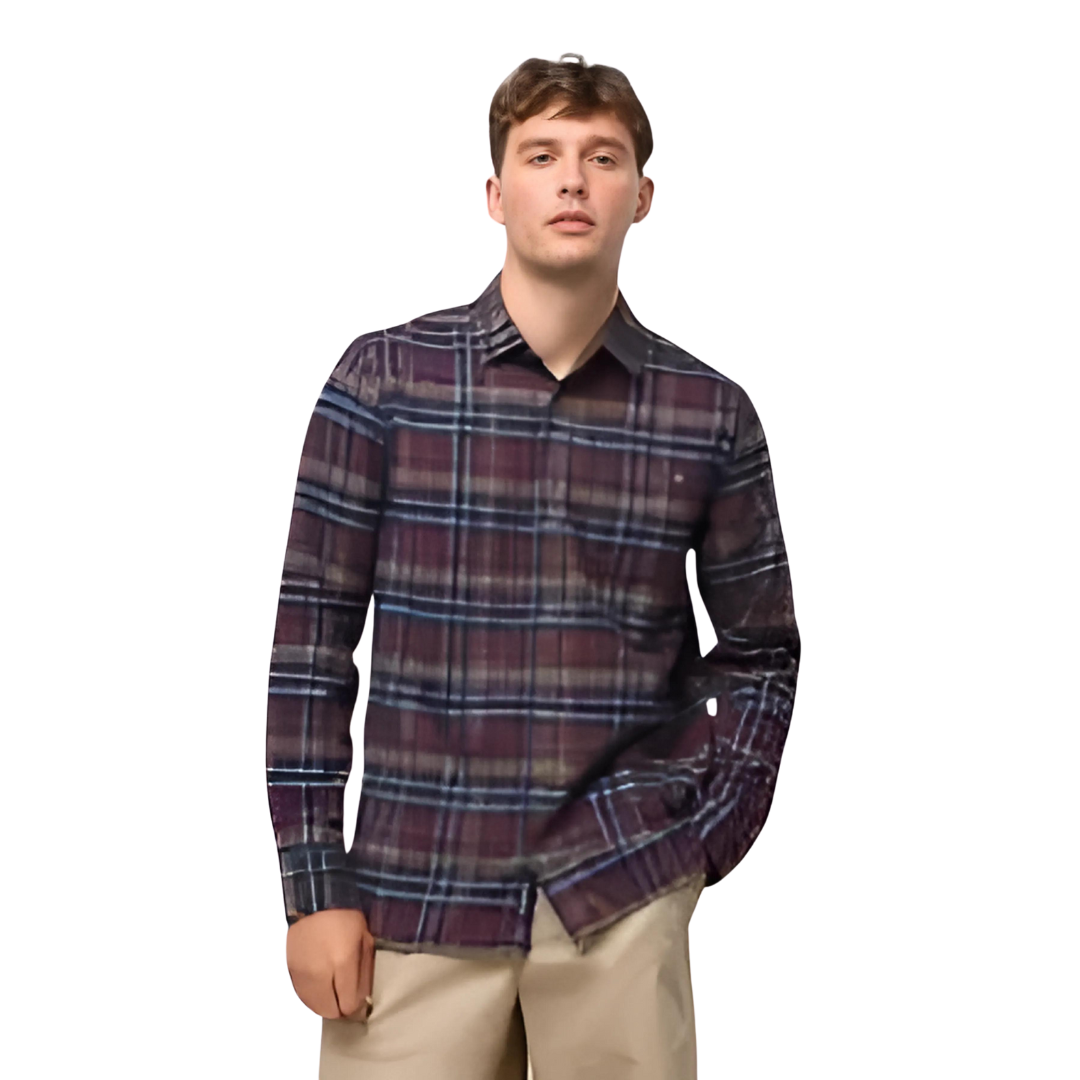 VANS GRINDLE 1 POCKET LONG SLEEVE WOVEN SHIRT Blue Surf Shop