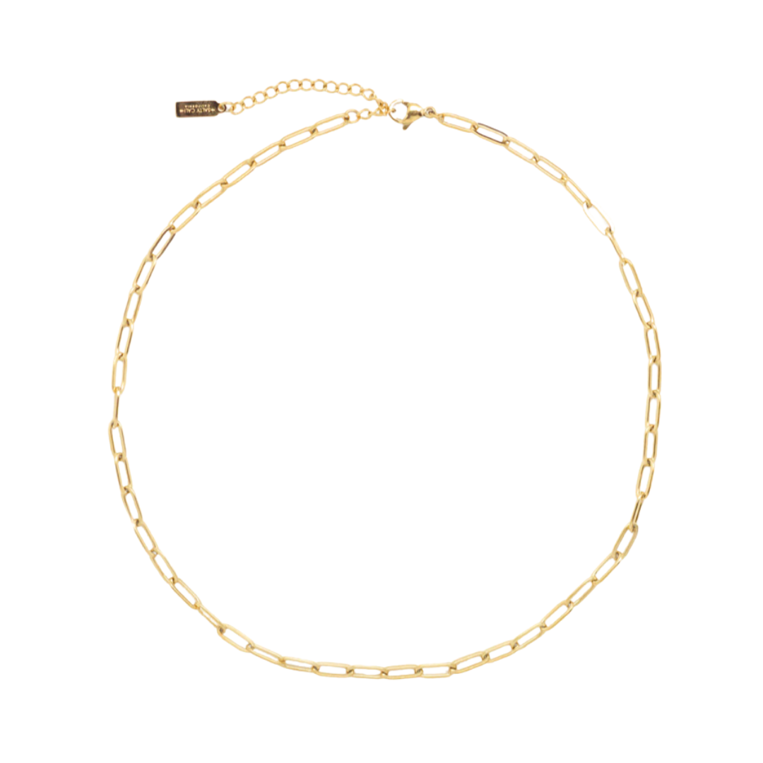 SALTY CALI PAPERCLIP NECKLACE