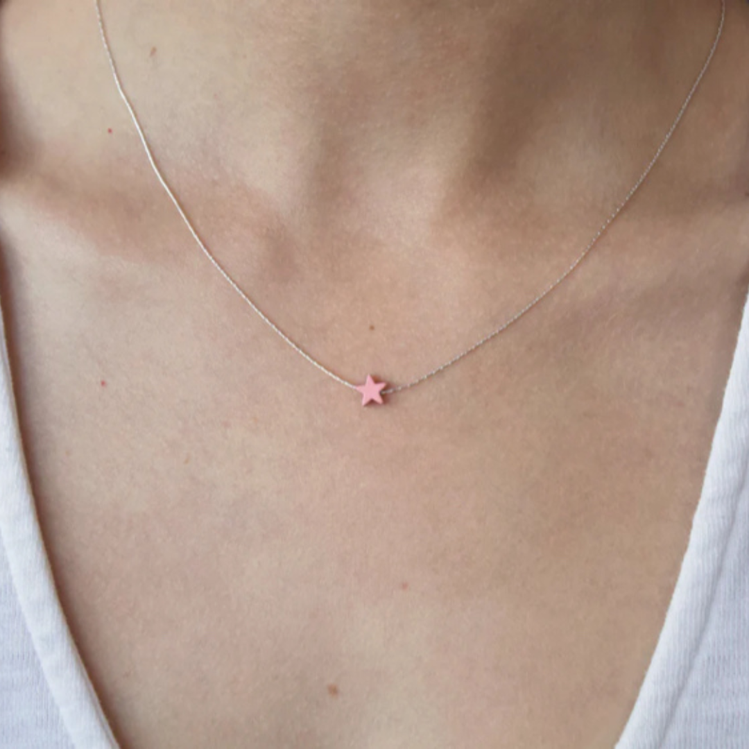 SALTY CALI STELLA STAR PENDANT- PINK