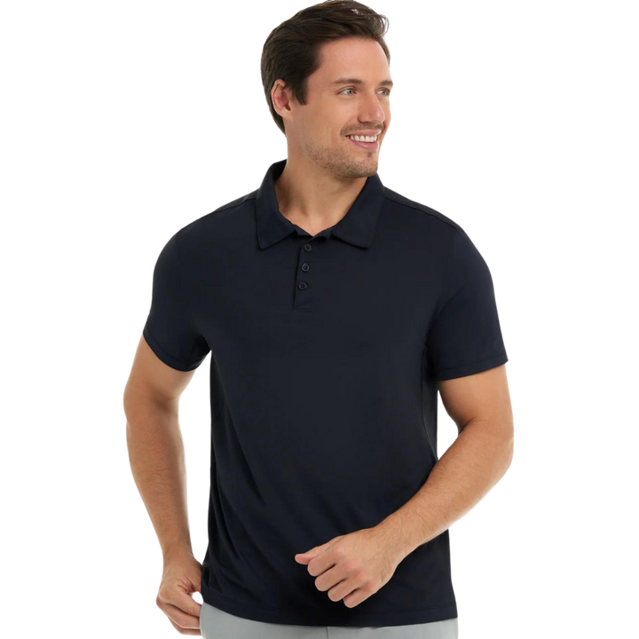 BLOQUV MEN'S SHORT SLEEVE POLO