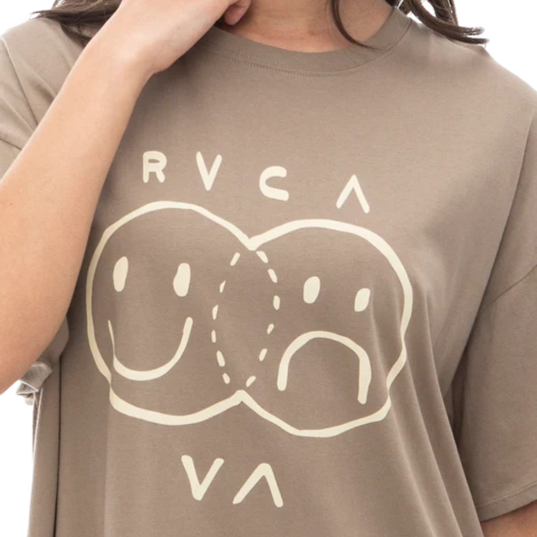 RVCA VENN DIAGRAM BAGGIE TEE