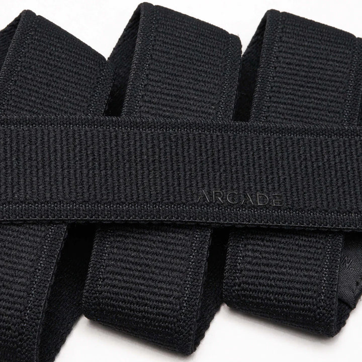 ARCADE ATLAS RANGER YOUTH SLIM STRETCH BELT BLACK