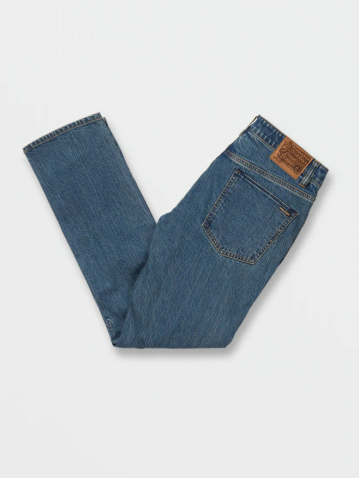 VOLCOM VORTA SLIM FIT JEANS - AGED INDIGO