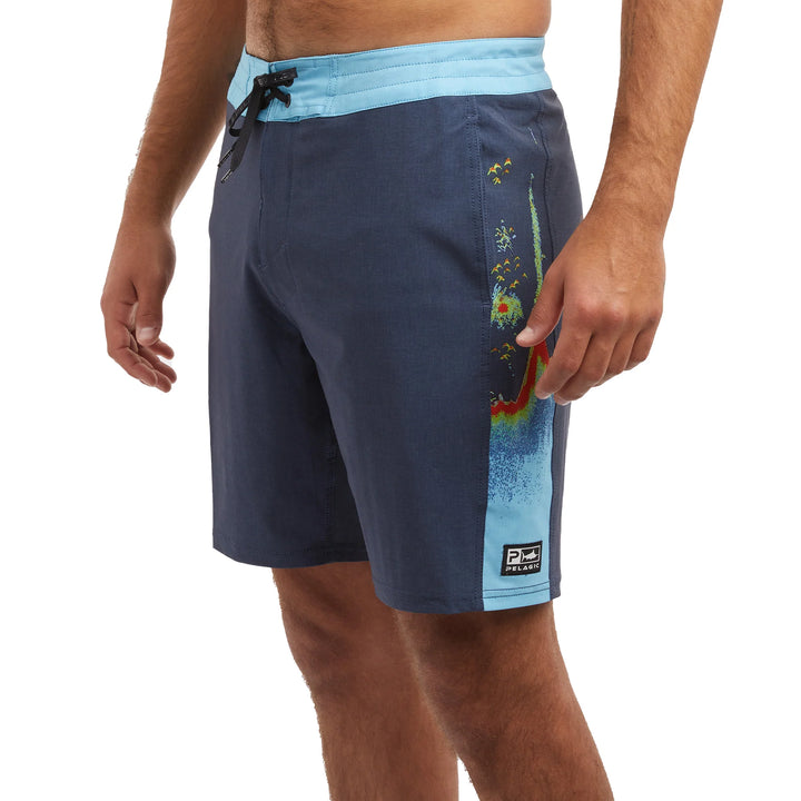 PELAGIC: SIDE SCANNER BOARDSHORTS