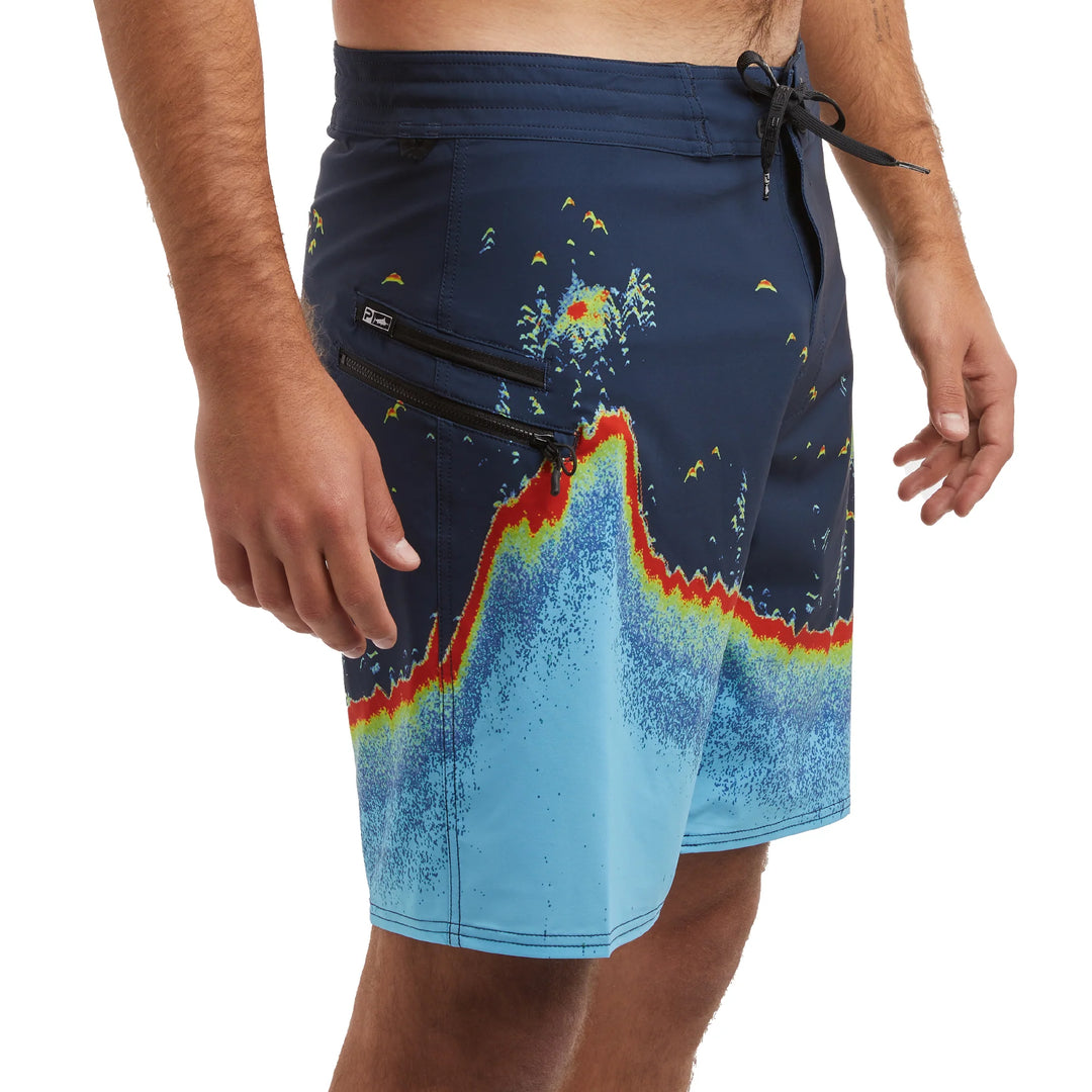 PELAGIC: STRIKE 19" BOARDSHORTS